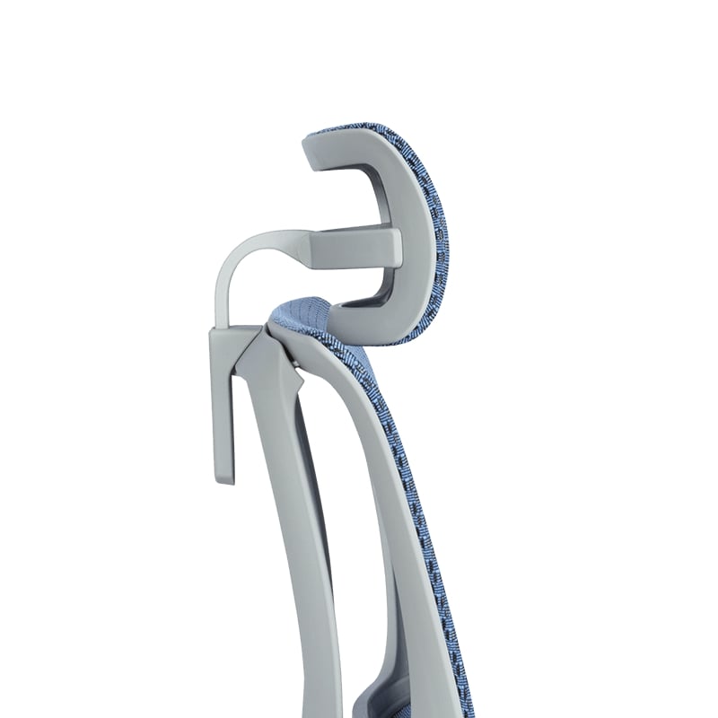 Ергономичен офис стол IOO Elite 2 сива рамка-син